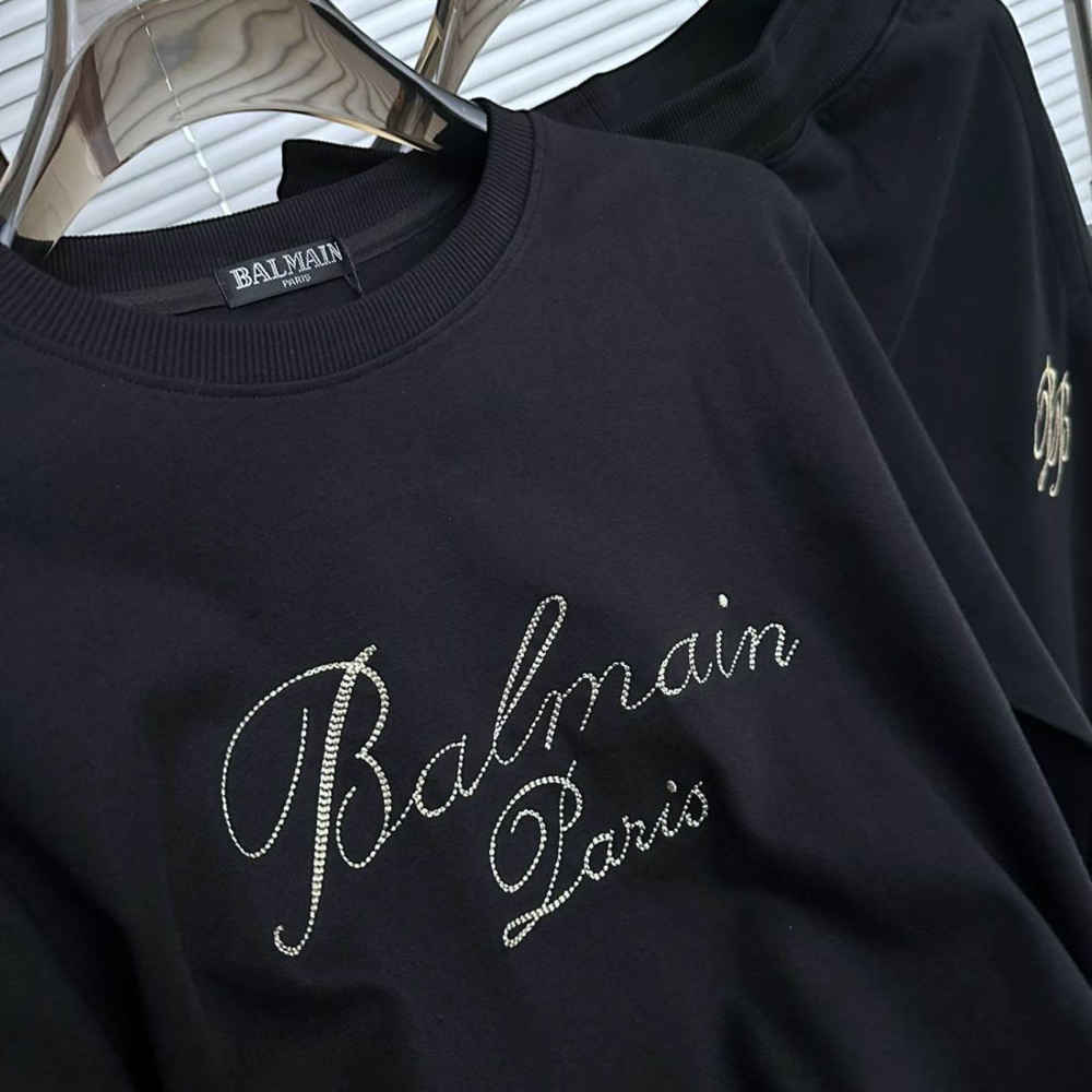 Balmain Paris Black Premium Quality Tracksuit-2