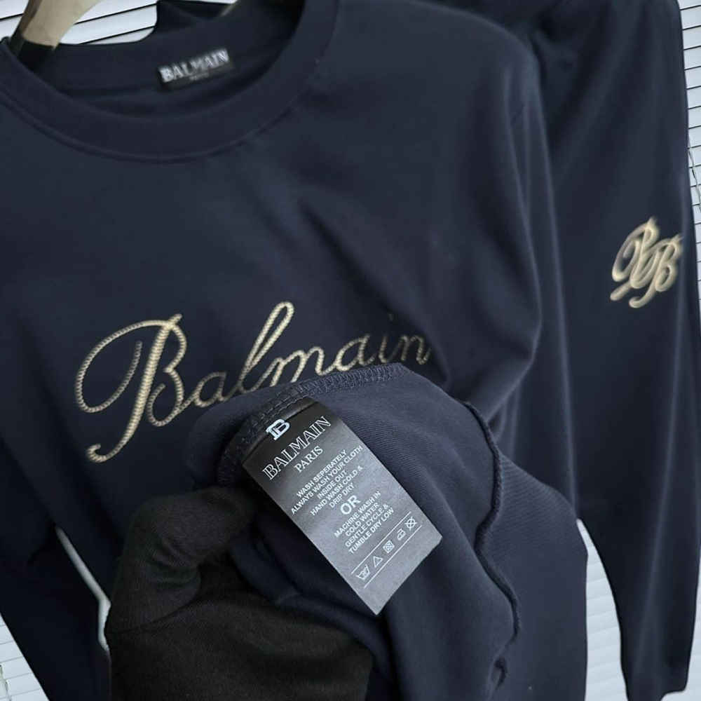 Balmain Paris Blue Premium Quality Tracksuit-2