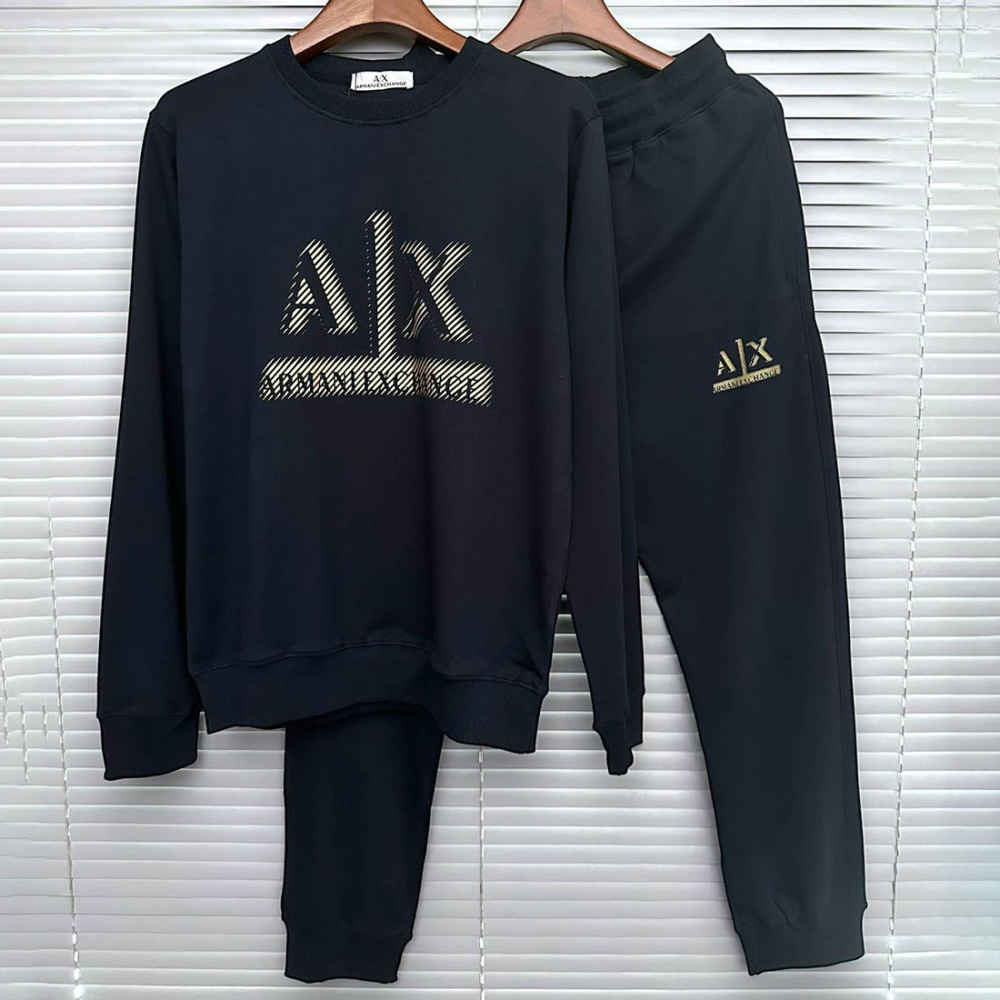 Armani Exchange Blue Premium Quality Tracksuit-4