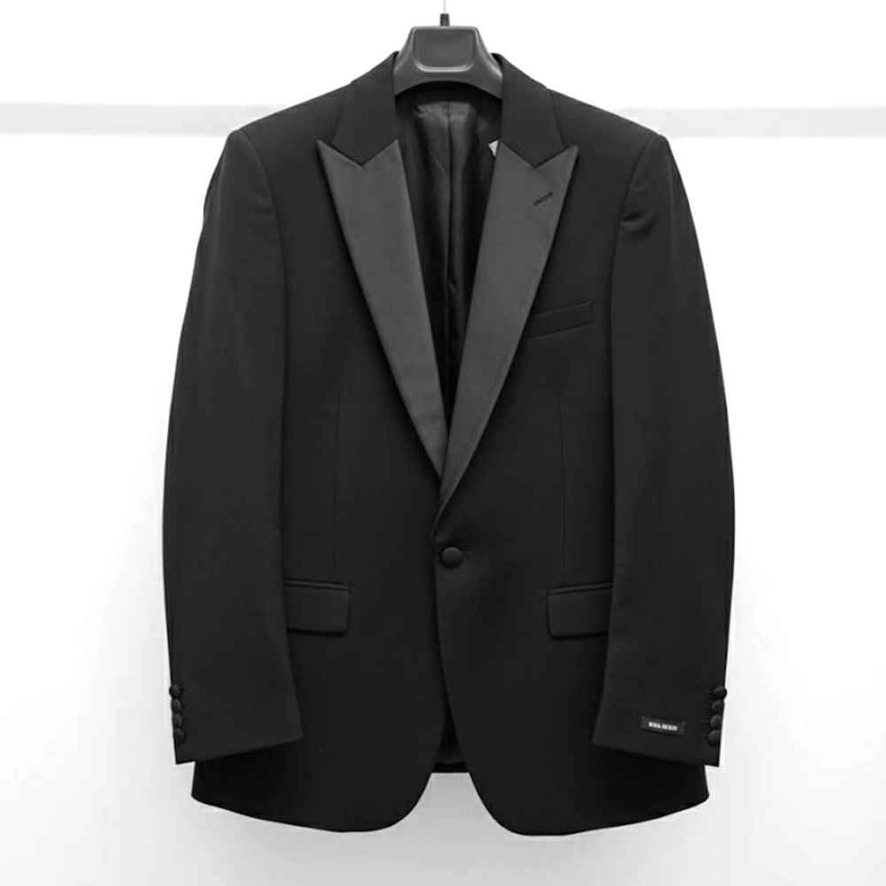 Balmain Paris Black Premium Tuxedo Suit-2