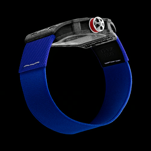 Richard Mille RM 67 RM67-02 Black Dial and Blue Strap Mens Watch-3