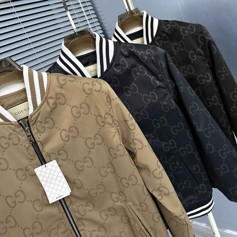 Gucci Jumbo GG Canvas Black Jacket-4