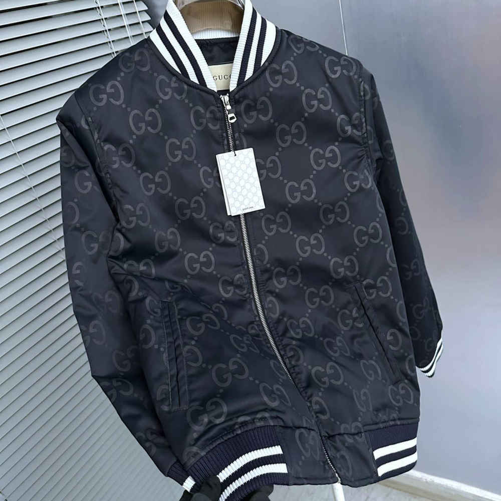 Gucci Jumbo GG Canvas Black Jacket-3