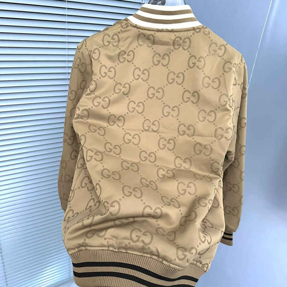 Gucci Jumbo GG Canvas Beige Jacket-4