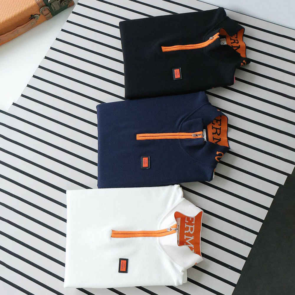 Hermes Blue High-End Authentic Quality Pullover-7