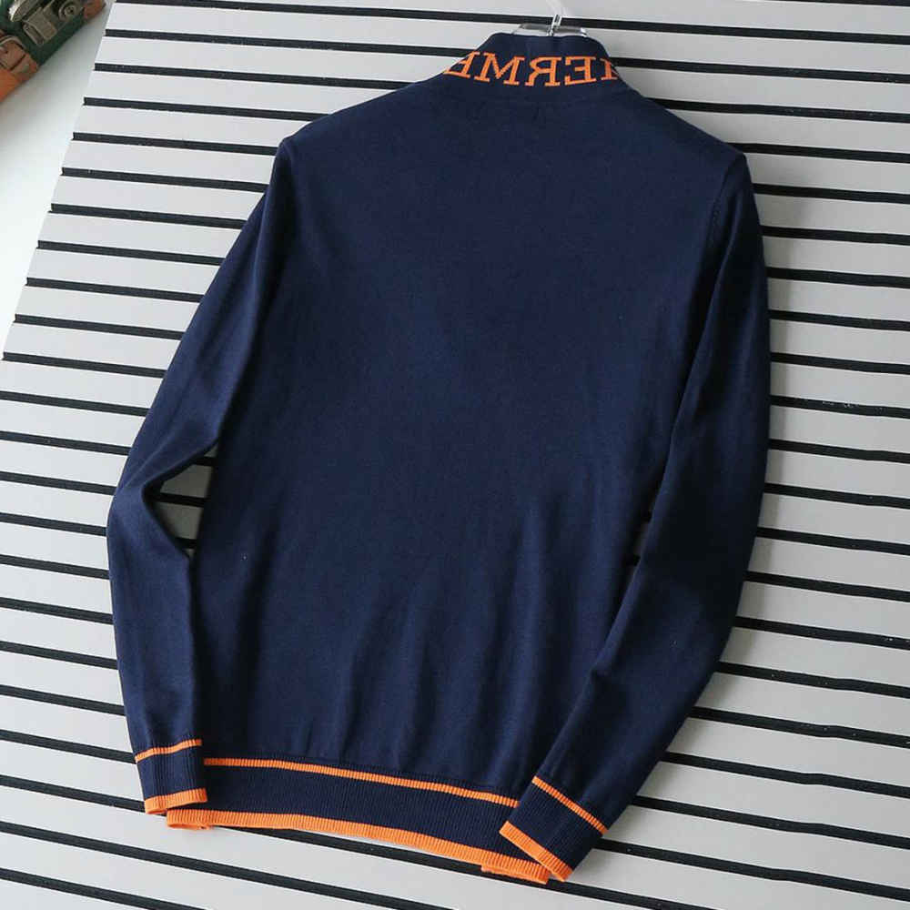Hermes Blue High-End Authentic Quality Pullover-1
