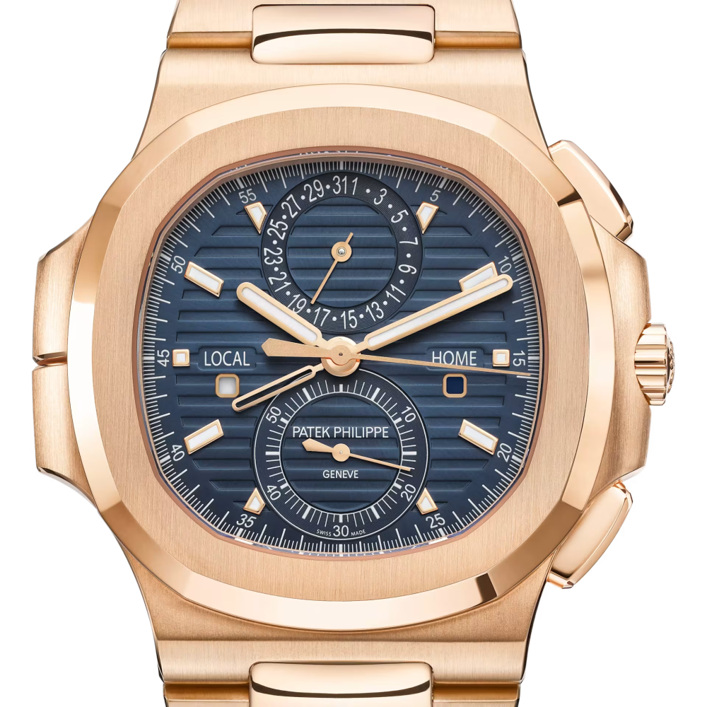 Patek Philippe Nautilus Travel Time Automatic Blue Dial Watch 5990/1R-001-4