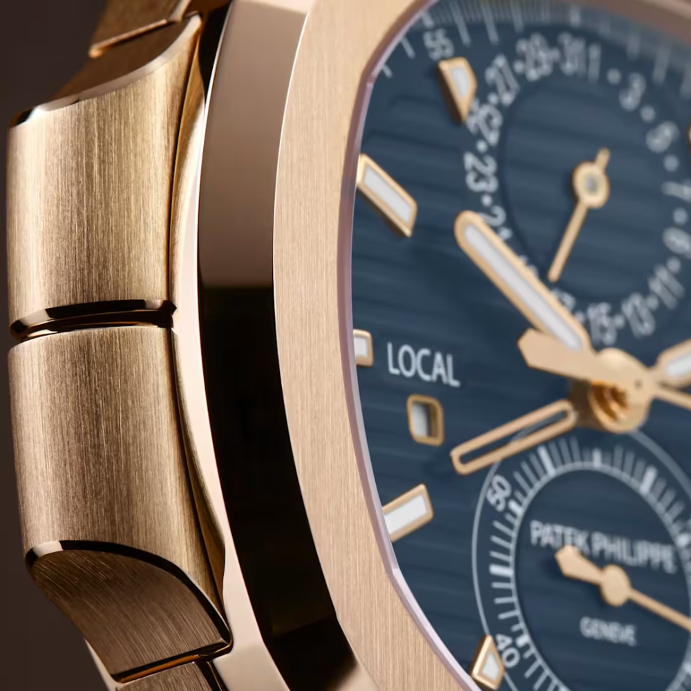 Patek Philippe Nautilus Travel Time Automatic Blue Dial Watch 5990/1R-001-9