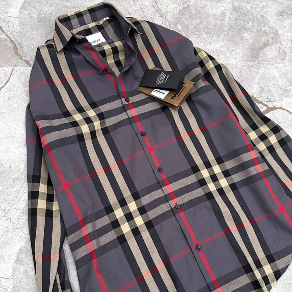 Burberry Checked Premium Shirt-thumb-1