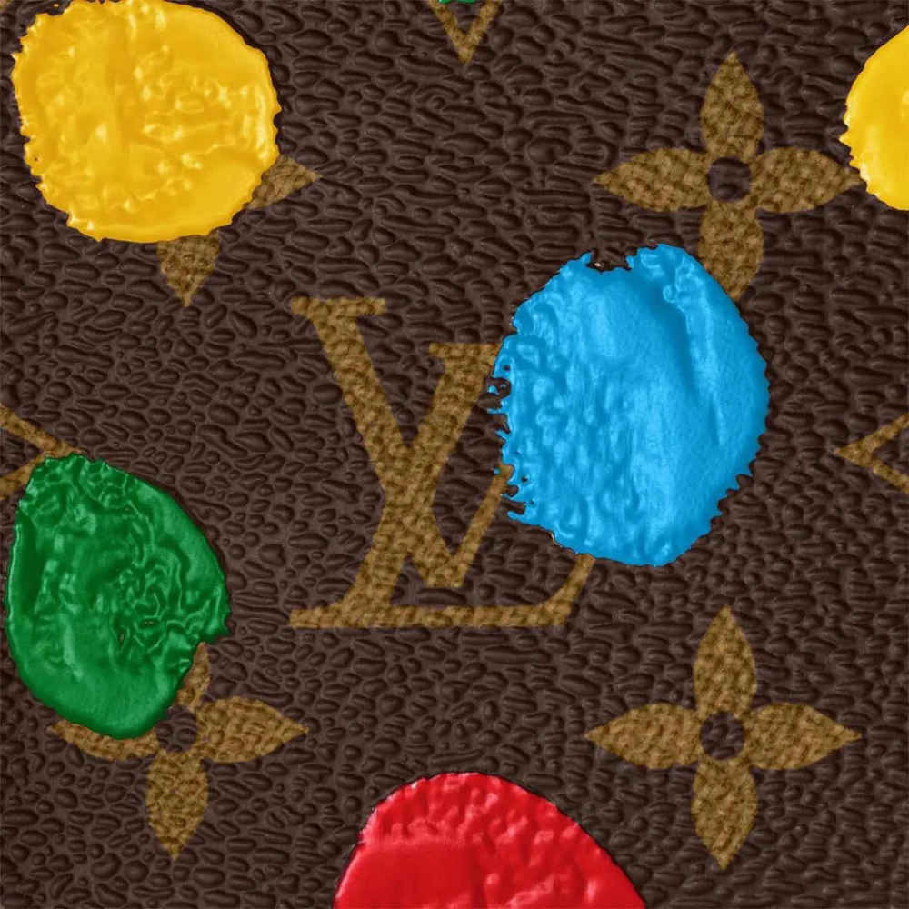Louis Vuitton LV x Yayoi Kusama OnTheGo PM Brown Tote Bag-5