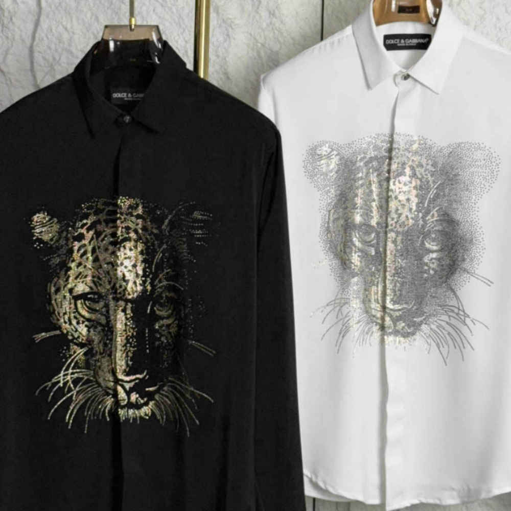 Dolce & Gabbana Japanese Stretch Black Premium Shirt-1