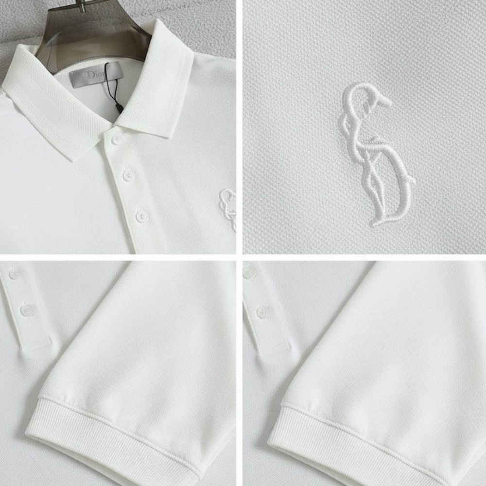 Dior White Premium Quality T-shirt-thumb-2