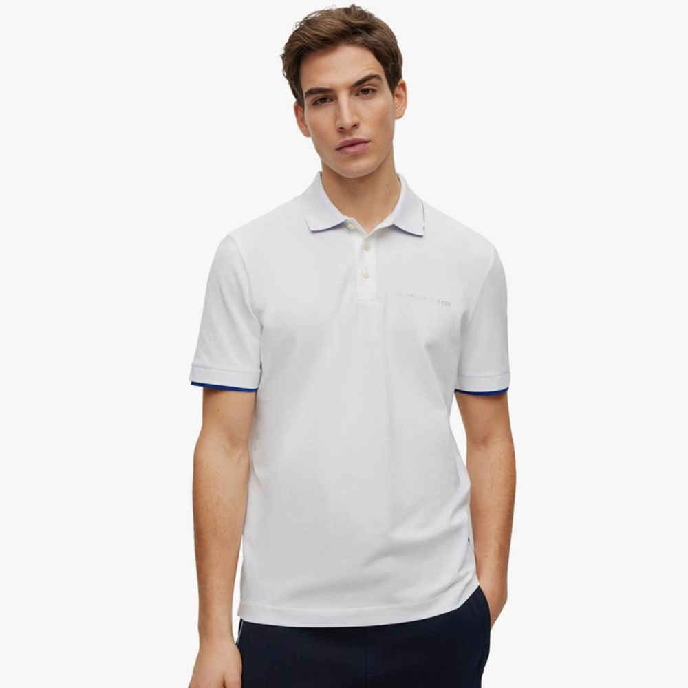 Hugo Boss White Premium Quality T-shirt-thumb-0