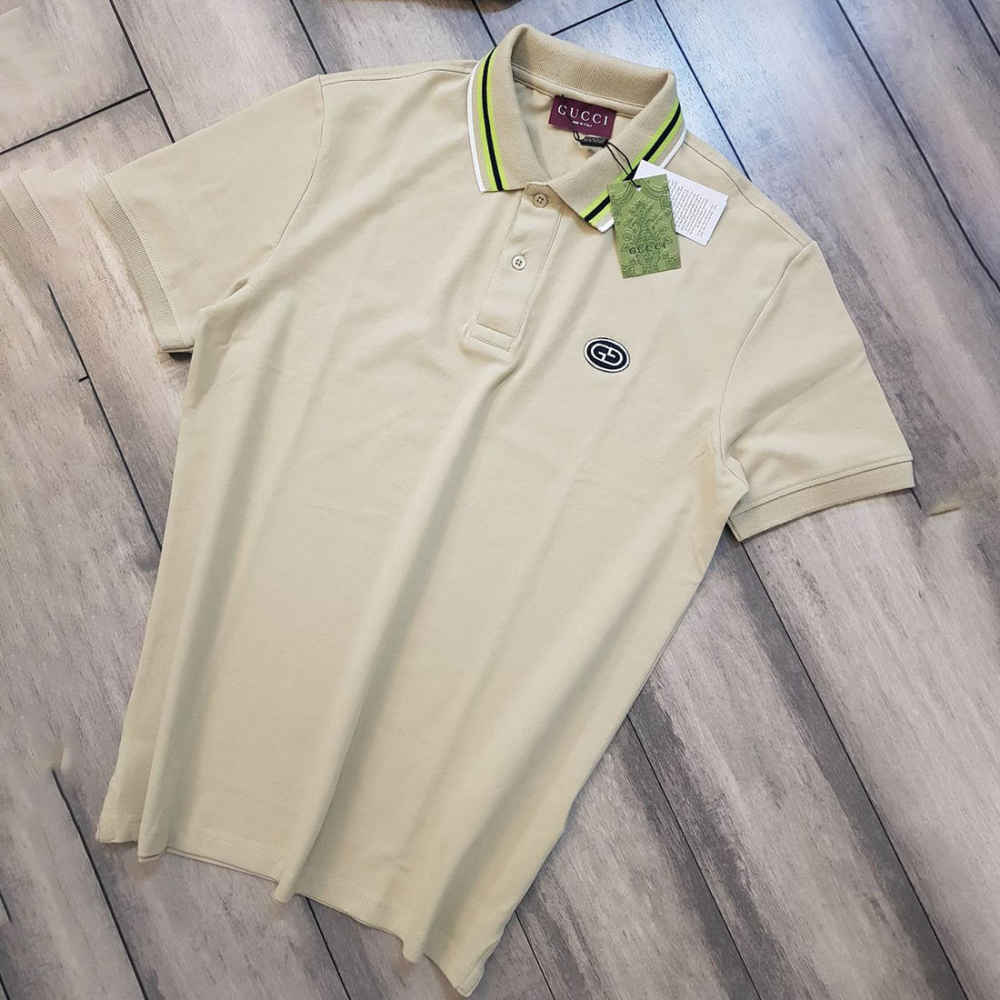 Hugo Boss Cream Premium Quality Cotton T-shirt-thumb-3