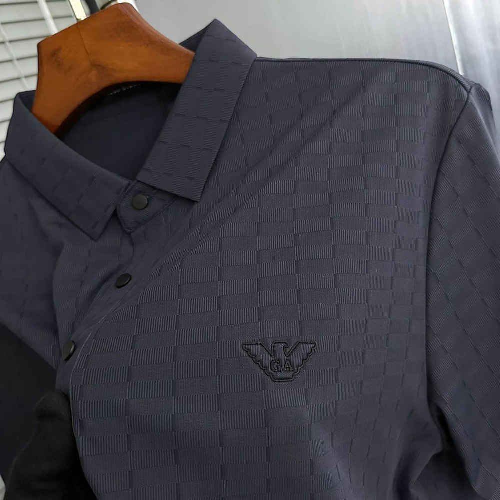 Emporio Armani Blue Premium Quality Polo T-shirt-thumb-3