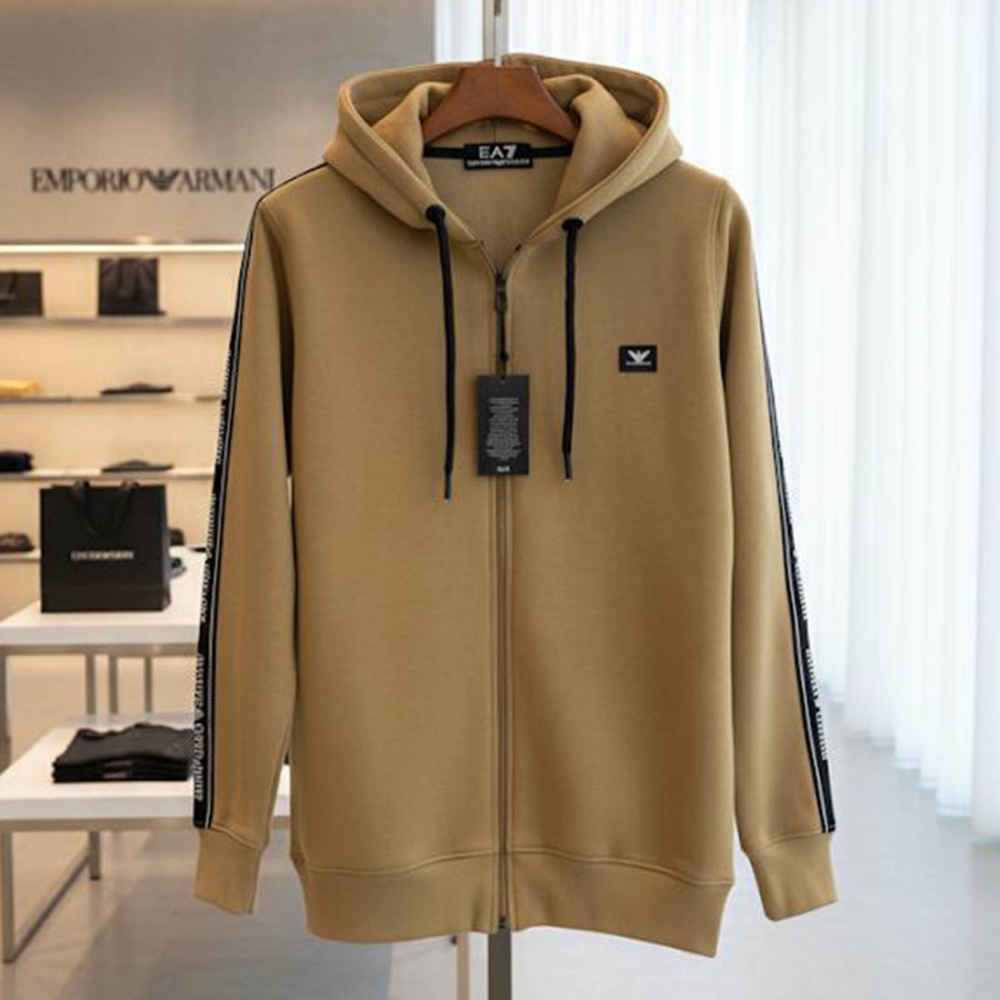Emporio Armani EA7 Logo Series Full-Zip Hoodie-5