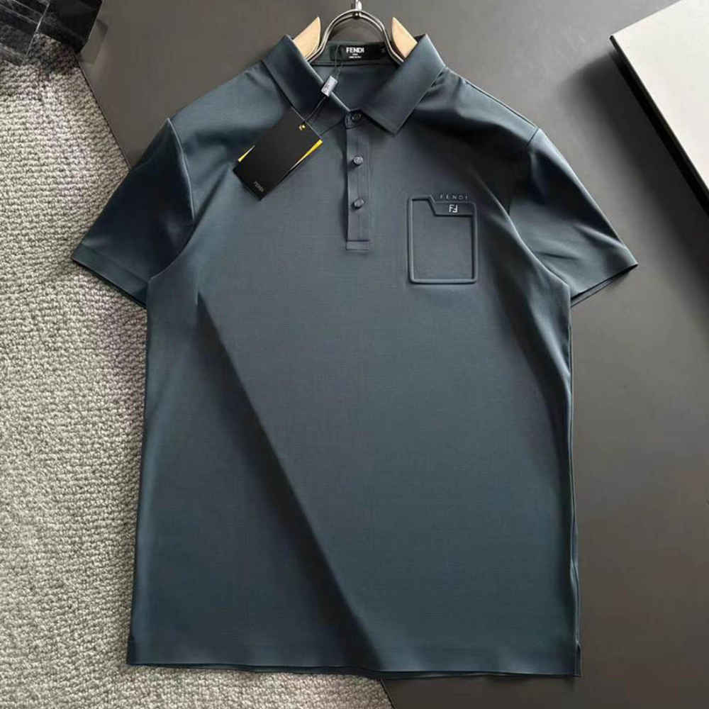 Fendi Blue Premium Quality T-shirt-thumb-0