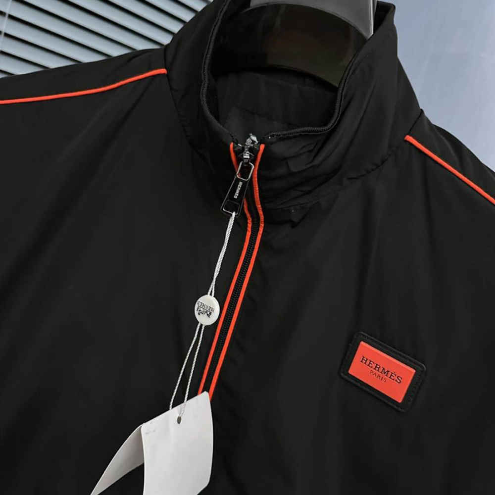 Hermes Black Premium Quality Zipper-thumb-3