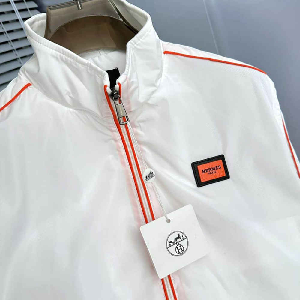 Hermes White Premium Quality Zipper-thumb-5