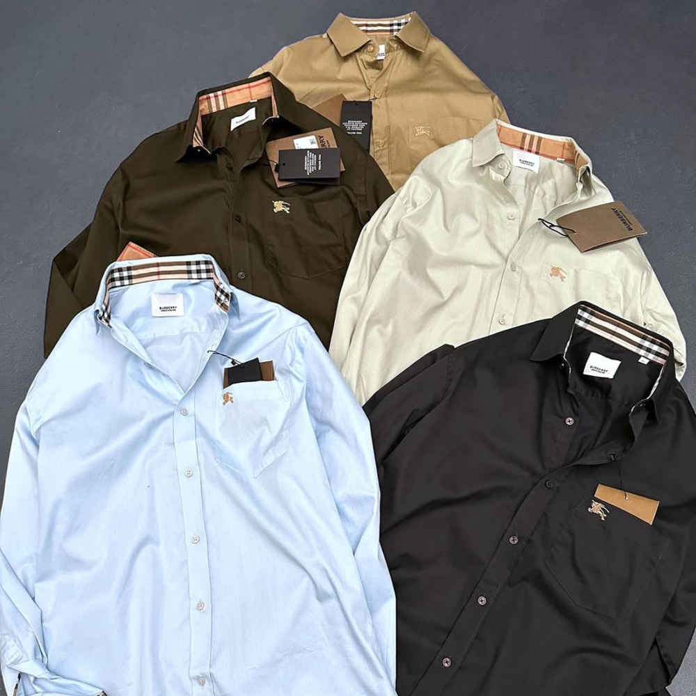 Burberry Brown Premium Quality Shirt-4