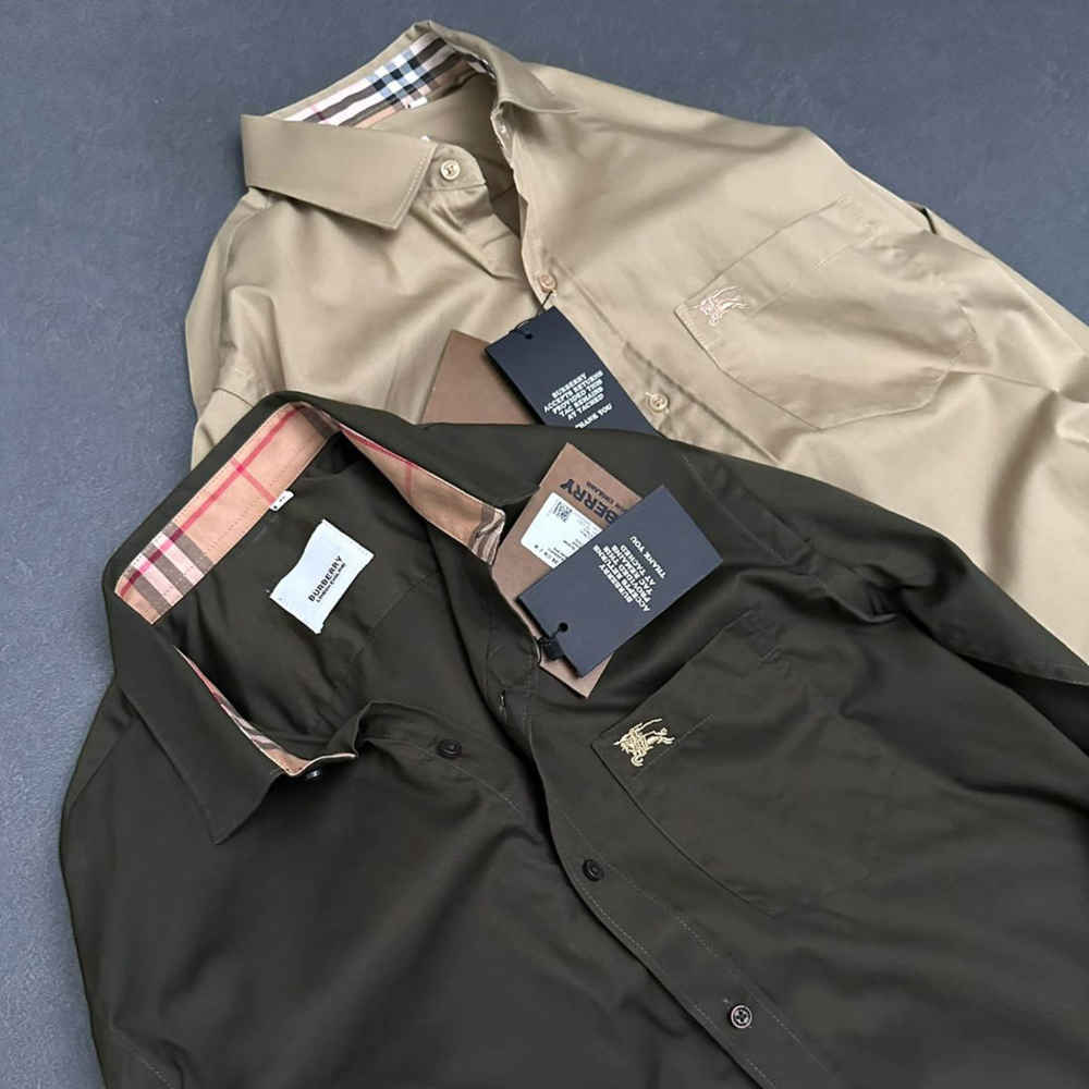 Burberry Brown Premium Quality Shirt-2