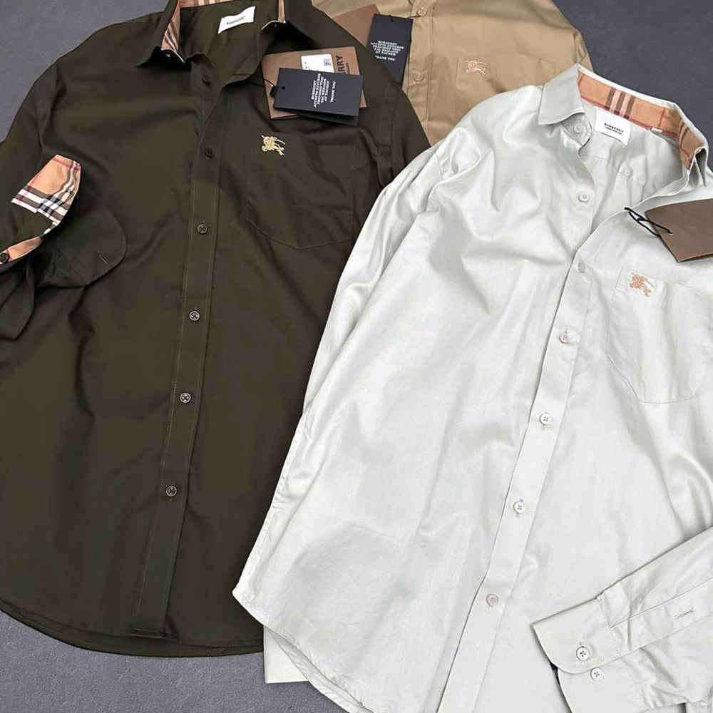 Burberry Green Premium Quality Shirt-1