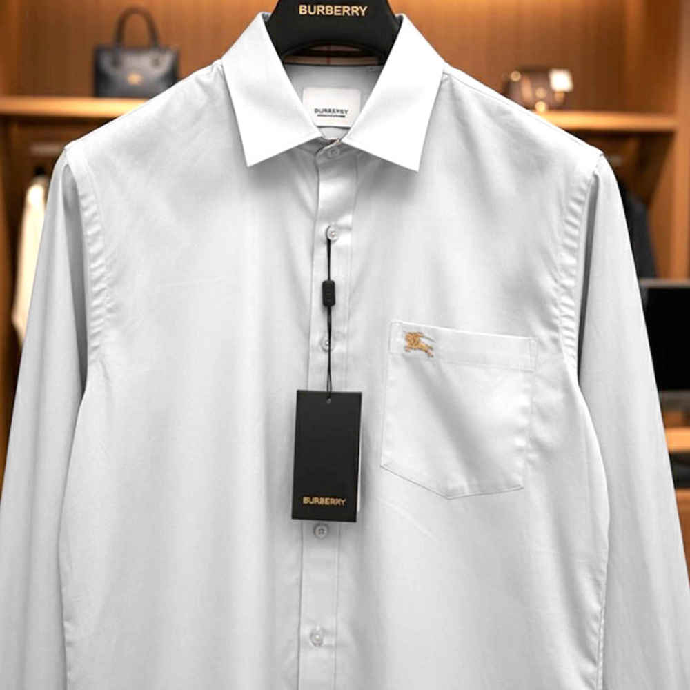 Burberry White Premium Quality Shirt-1