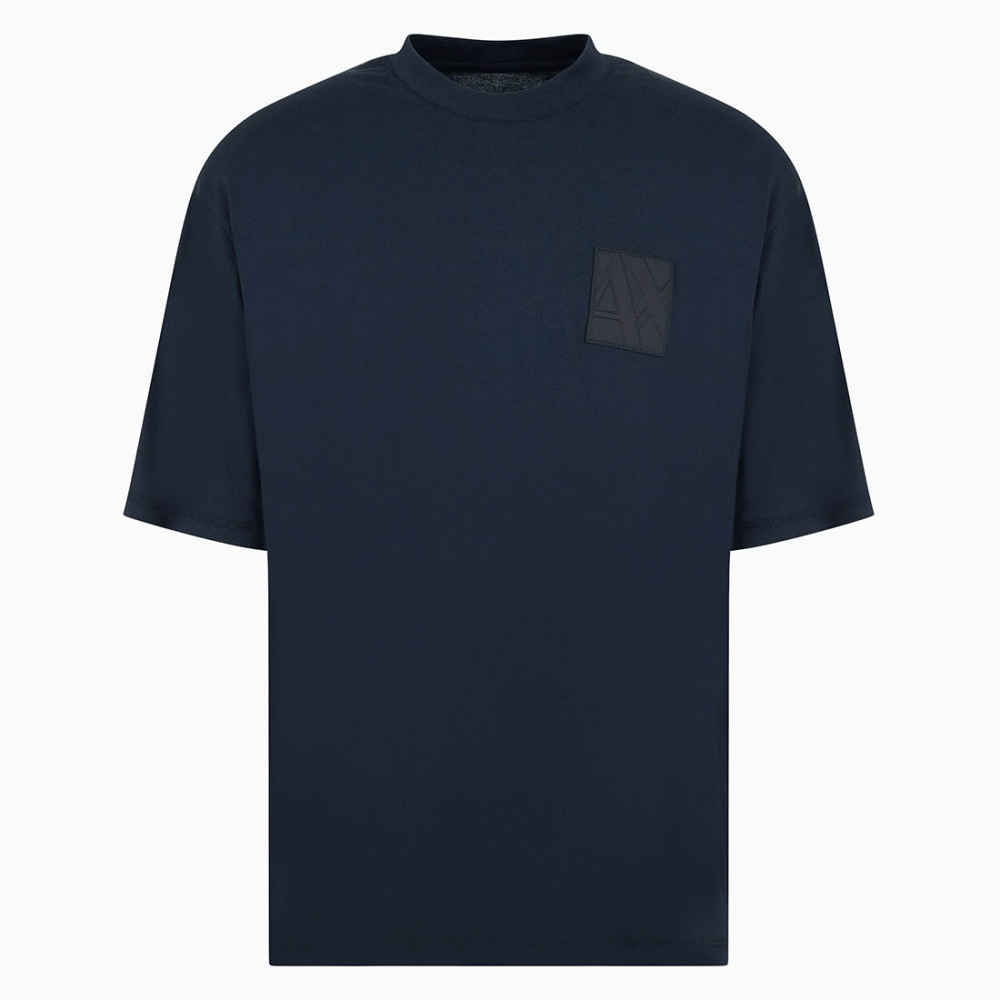 Armani Exchange Blue Premium Quality T-shirt-4