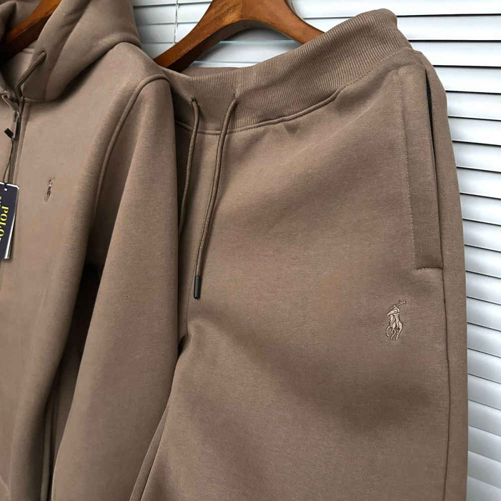 Polo Ralph Lauren Brown Premium Tracksuit-thumb-3