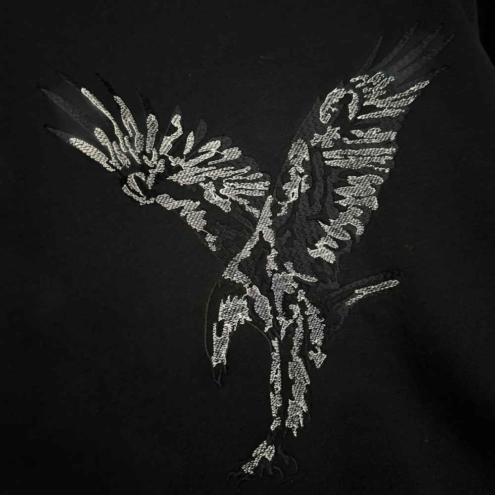 Armani Exchange Black Cotton Sweatshirt-thumb-5