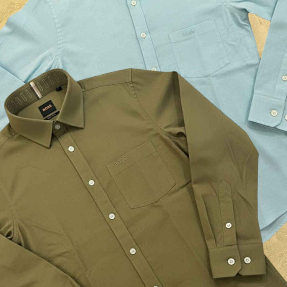 Hugo Boss Light Blue Premium Quality Shirt-2