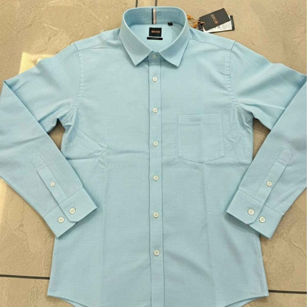 Hugo Boss Light Blue Premium Quality Shirt-1