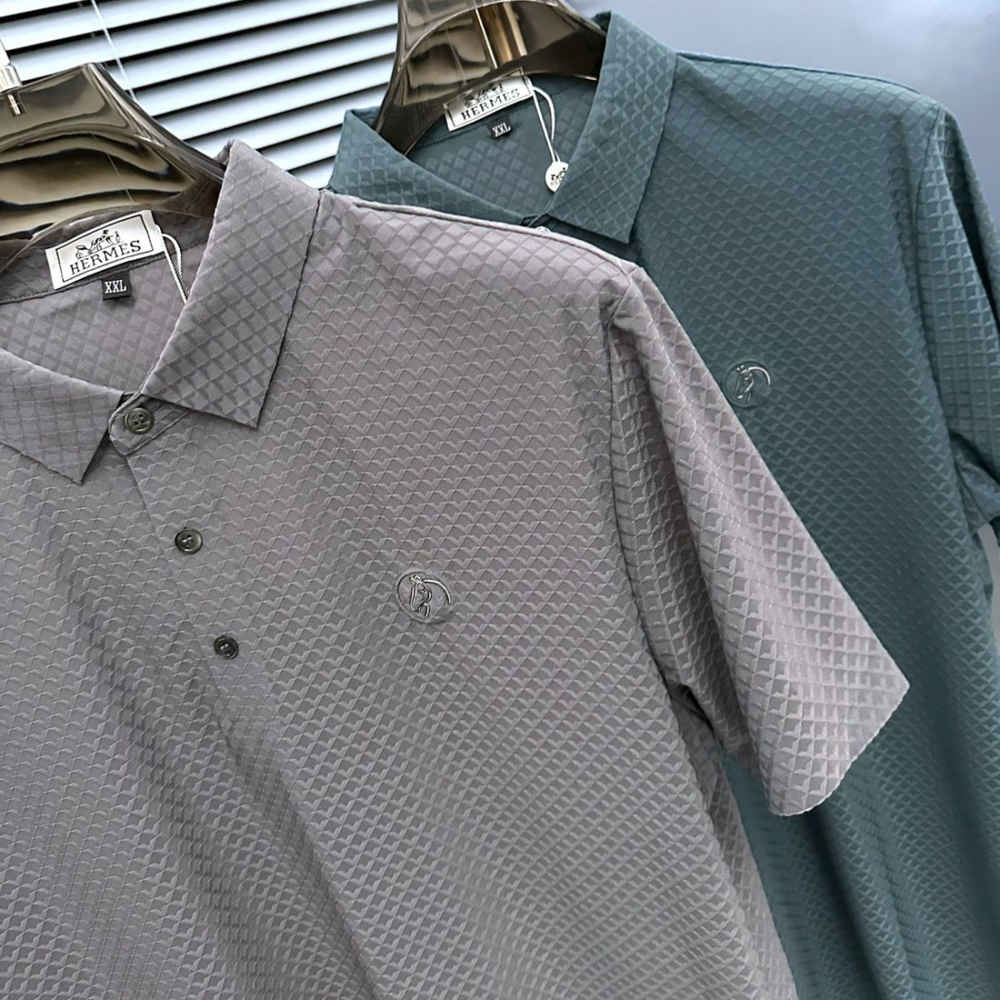 Hermes Grey Premium Quality T-shirt-4