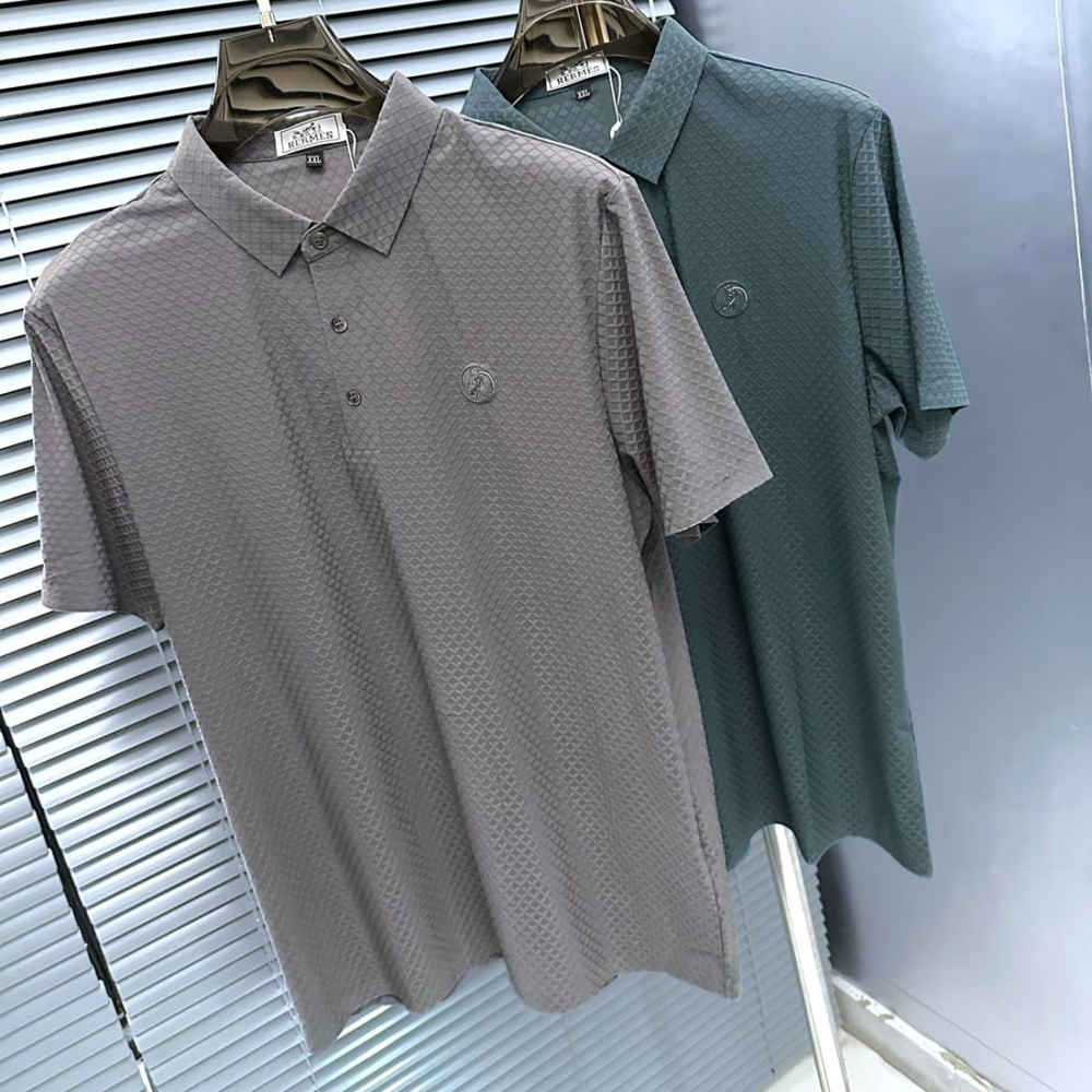 Hermes Grey Premium Quality T-shirt-5