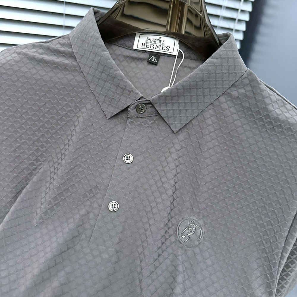 Hermes Grey Premium Quality T-shirt-2