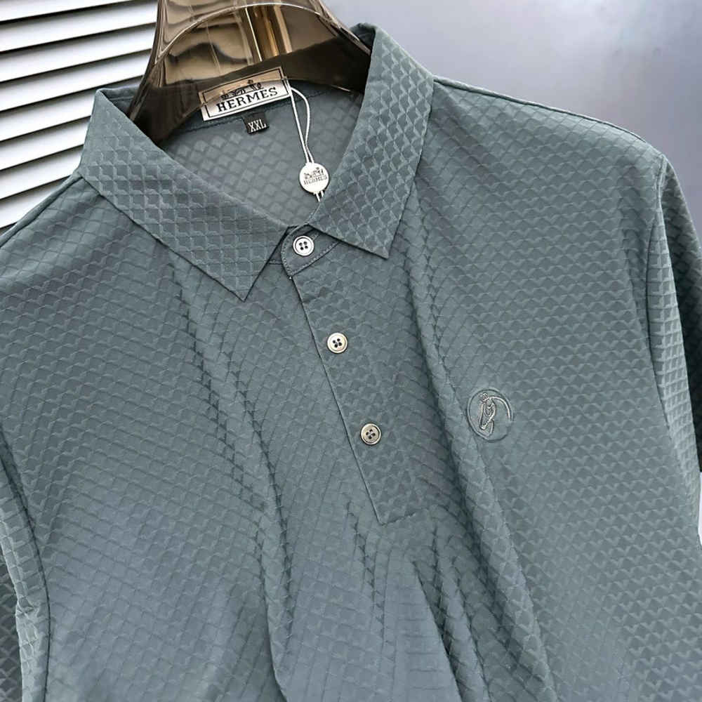 Hermes Blue Premium Quality T-shirt-3