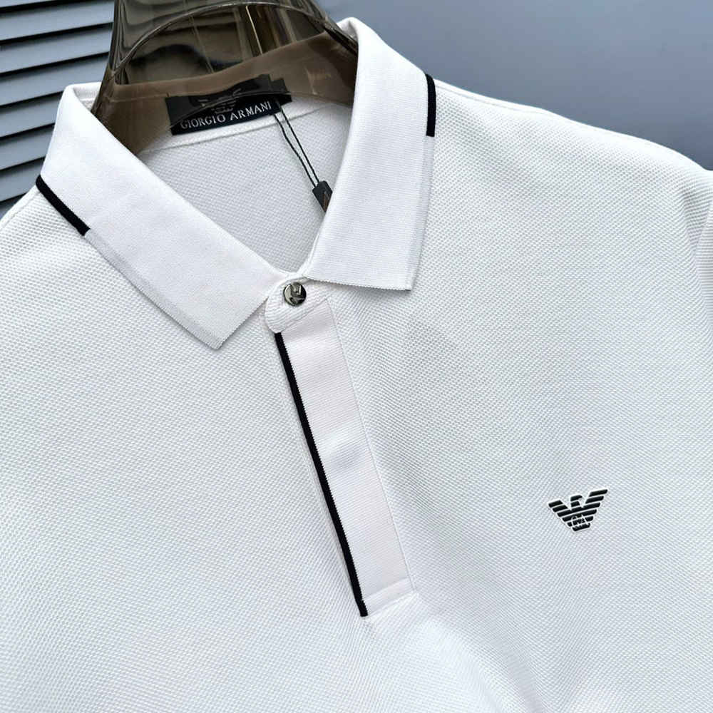 Giorgio Armani White Premium Quality T-shirt-3