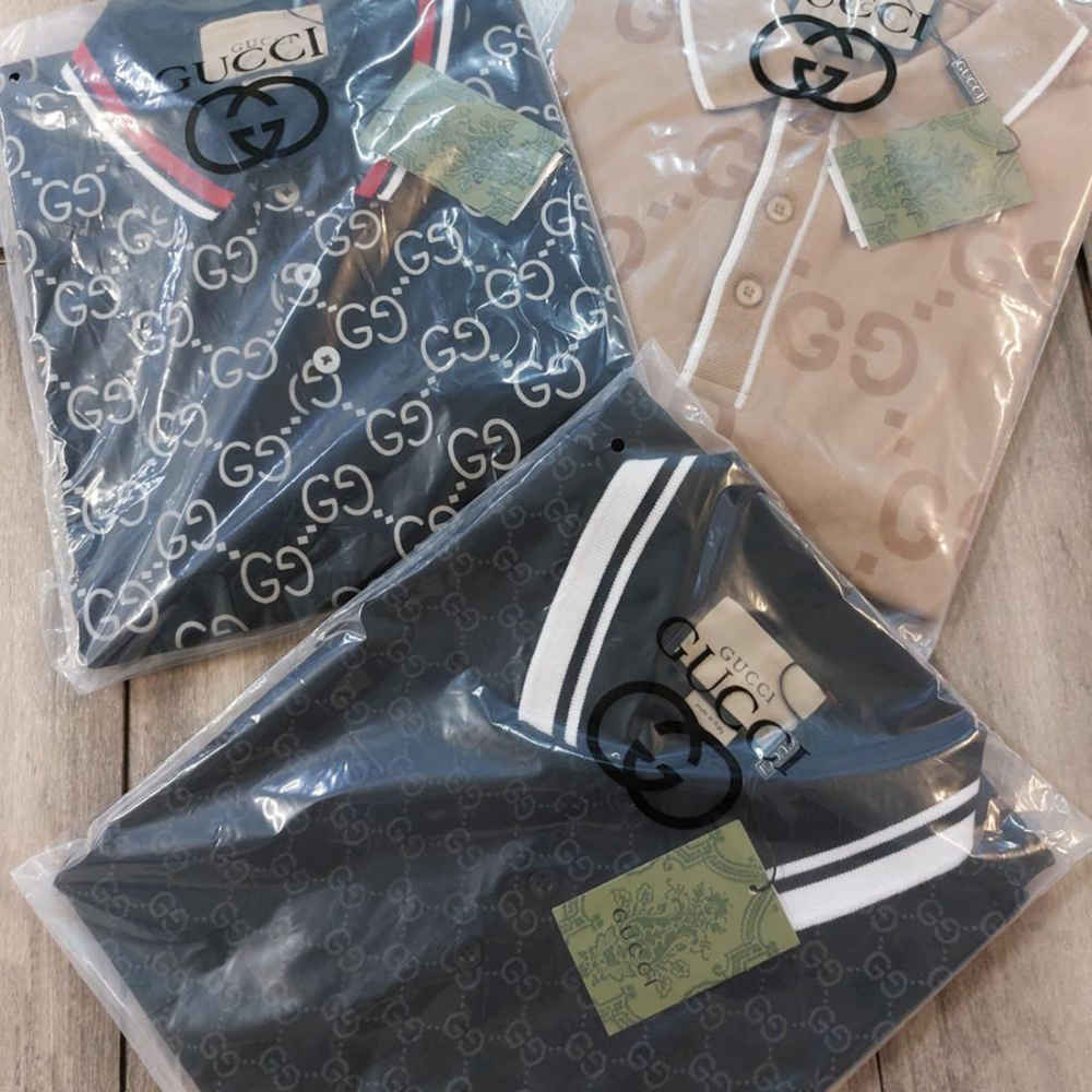 Gucci Blue Premium Quality T-shirt-thumb-8