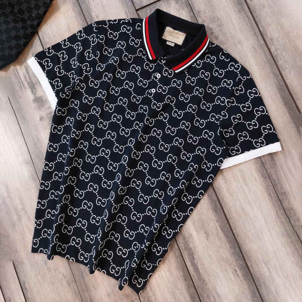 Gucci Blue Premium Quality T-shirt-thumb-0