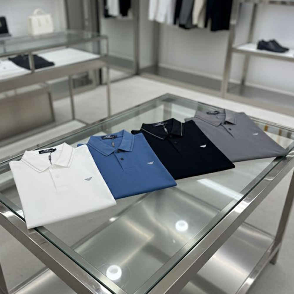 Giorgio Armani Sky Blue Premium Quality T-shirt-5