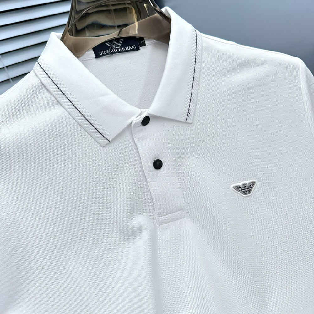 Giorgio Armani White Premium Quality T-shirt-thumb-2