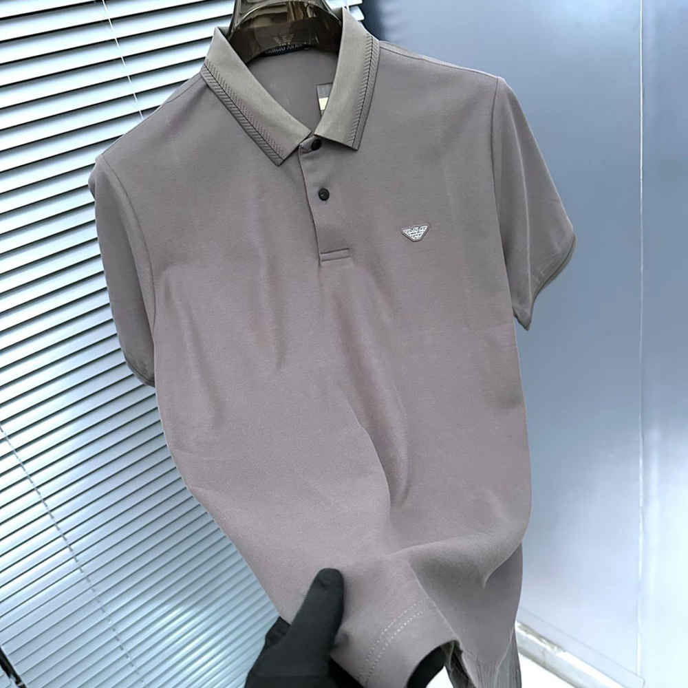 Giorgio Armani Grey Premium Quality T-shirt-3