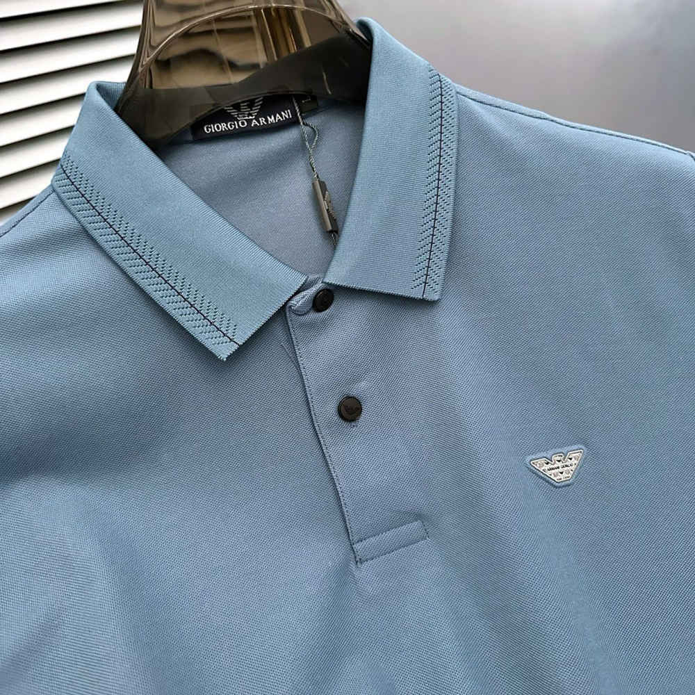 Giorgio Armani Sky Blue Premium Quality T-shirt-2