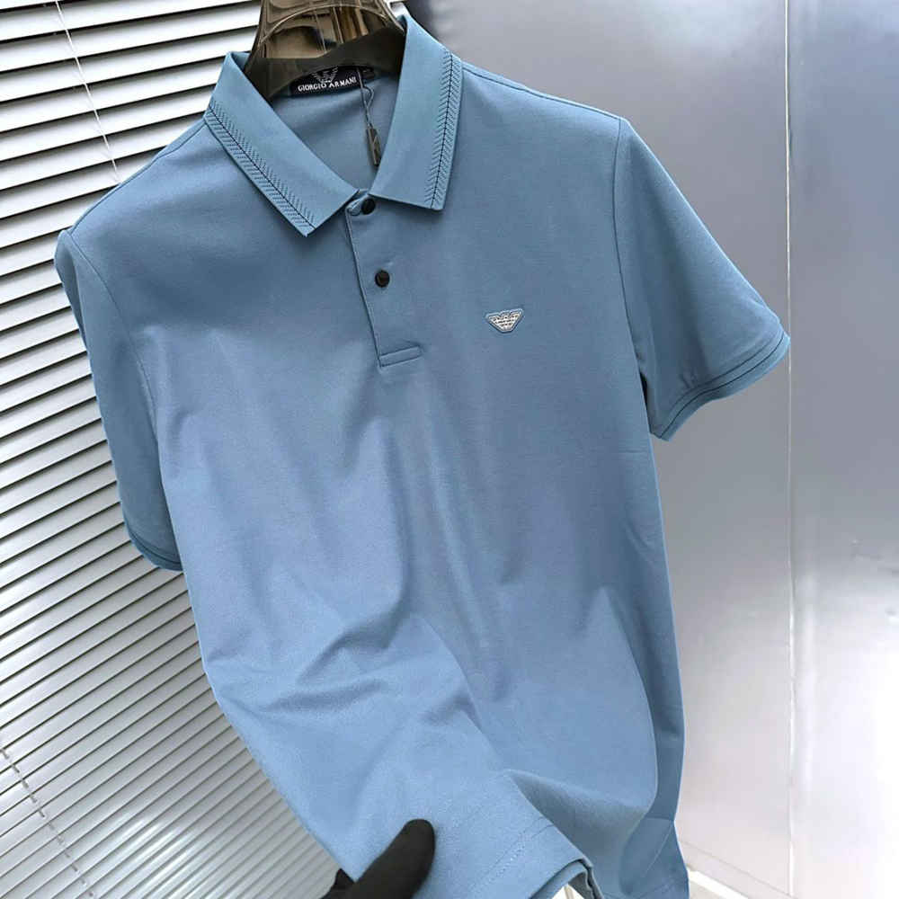Giorgio Armani Sky Blue Premium Quality T-shirt-3