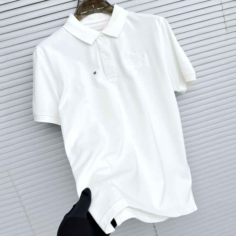 Gant White Premium Quality T-shirt-thumb-2