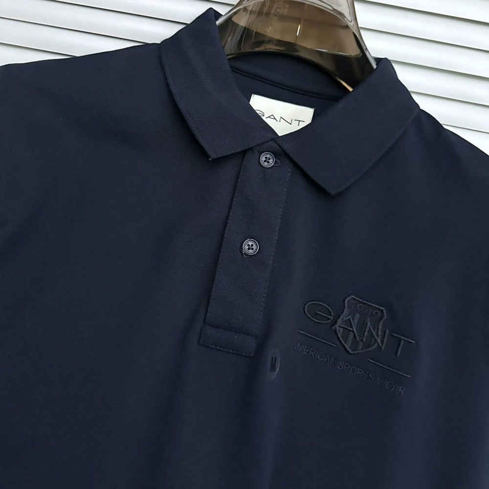 Gant Blue Premium Quality T-shirt-thumb-1