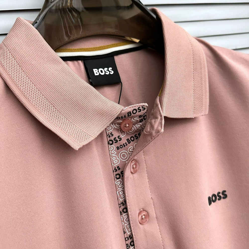 Hugo Boss Pink Premium Quality T-shirt-2