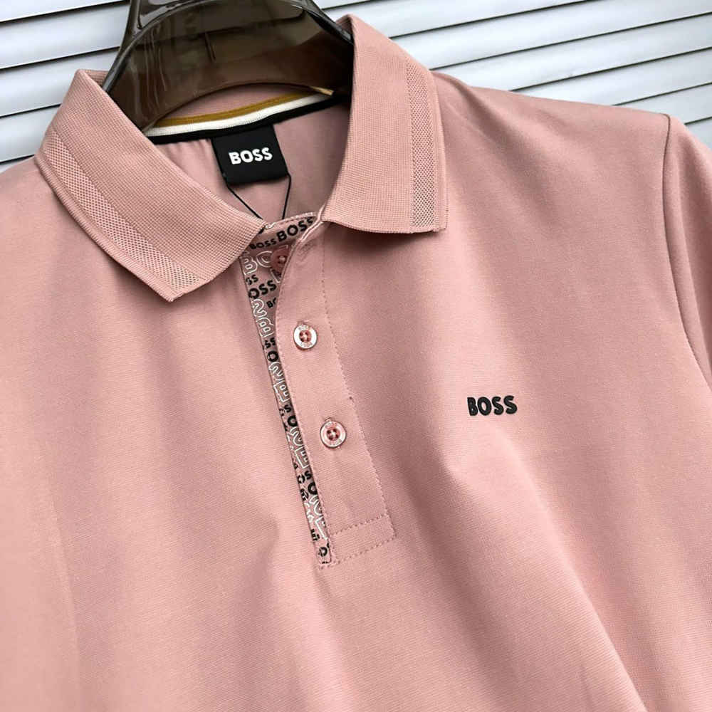Hugo Boss Pink Premium Quality T-shirt-1