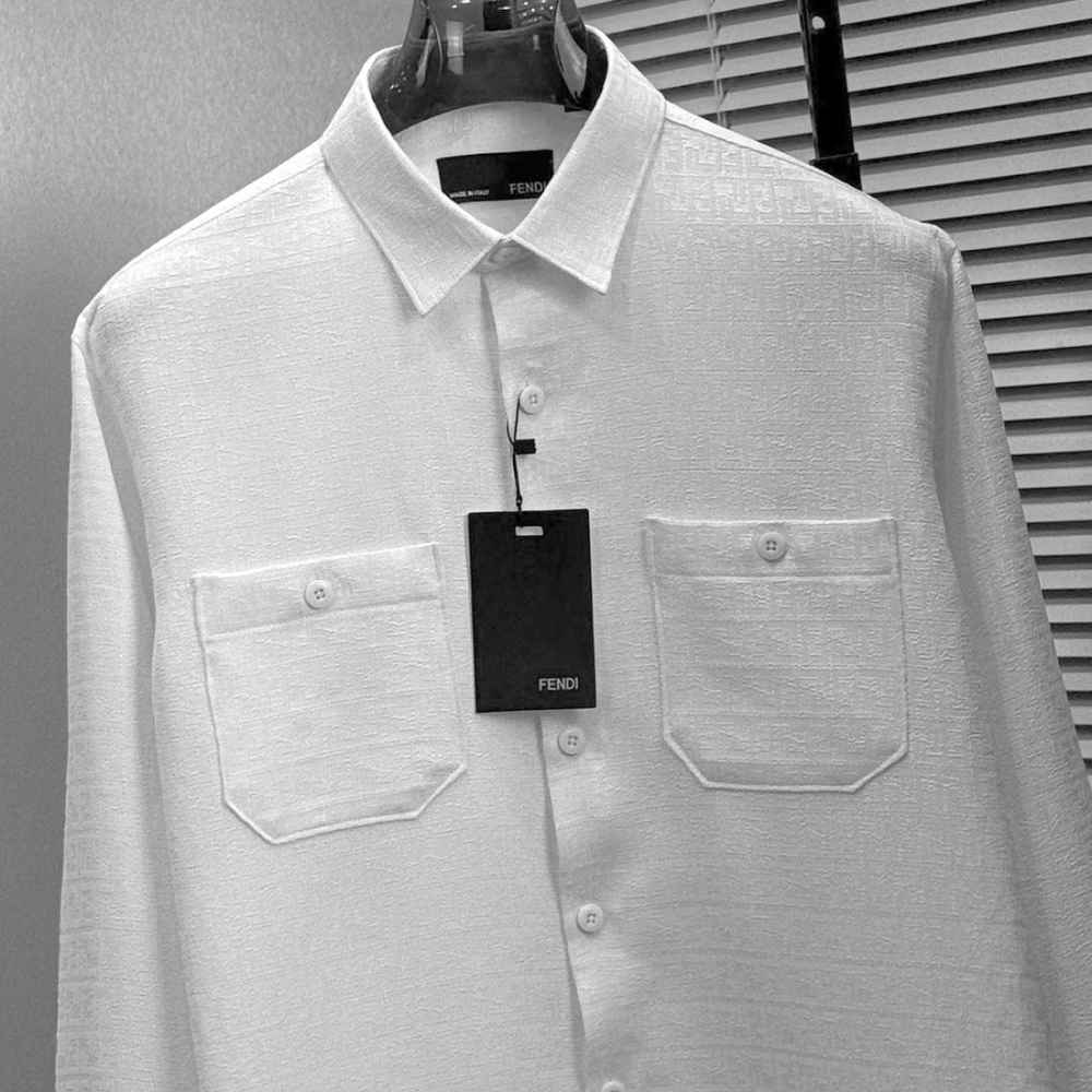 Fendi White Premium Quality Shirt-1