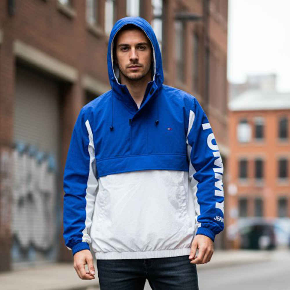 Tommy Hilfiger Blue Premium Quality Zipper-1